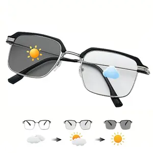 Auto-Adjusting Reading Glasses-Anti-Blue Light, UV Protection I Perfect for Work,Travel & Everyday Comfort