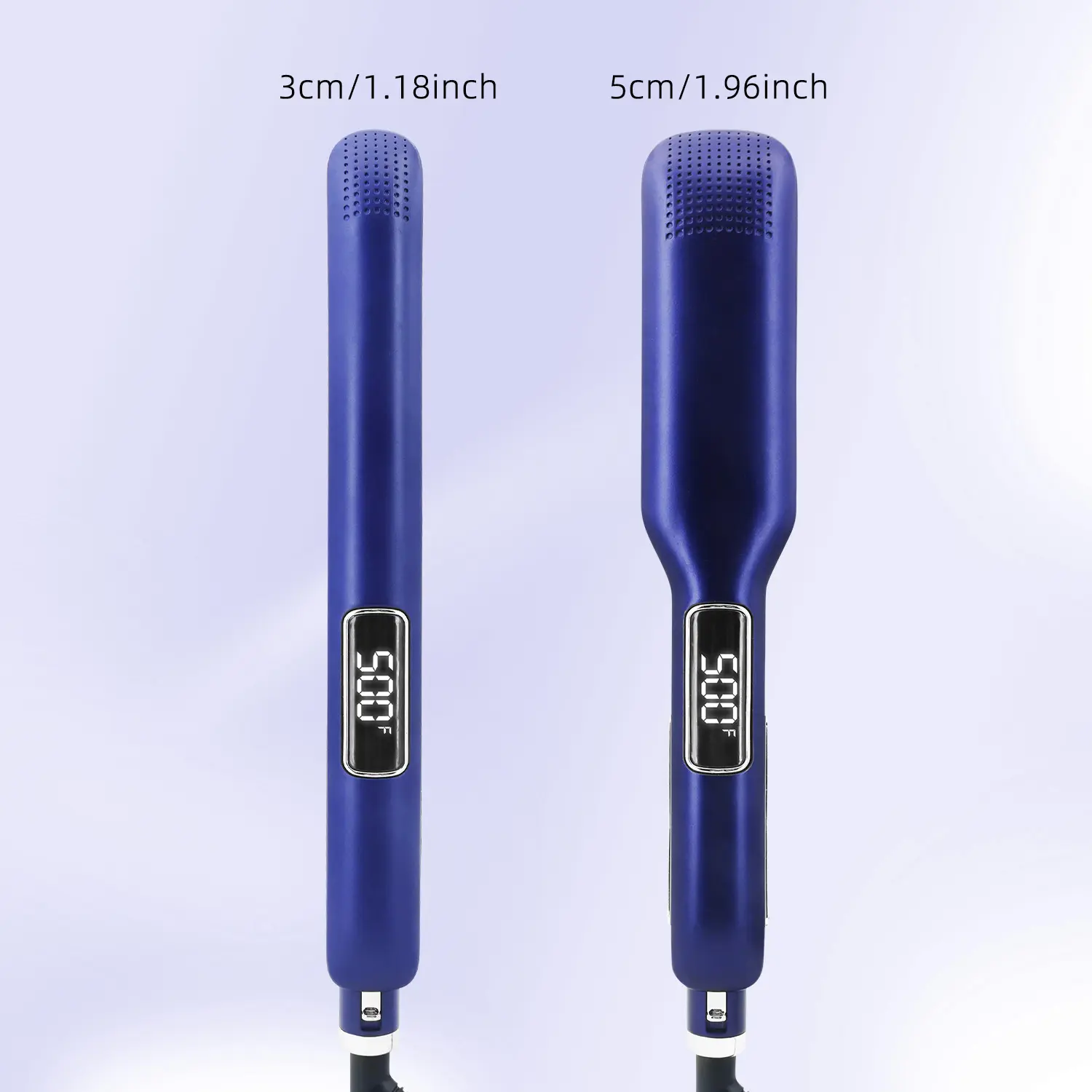 RUCHA Hair Straightener, 500°F High Heat Flat Iron with LCD Display for Salon-Perfect Smoothing and Professional Straightening Results, Uk Plug, High-Temperature Performance, Salon-Level, Customizable Heat Settings, Home Use, Smooth Finish