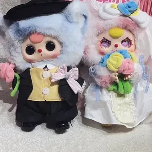 Baby Three Romantic Wedding 400% Plush  Blind Box