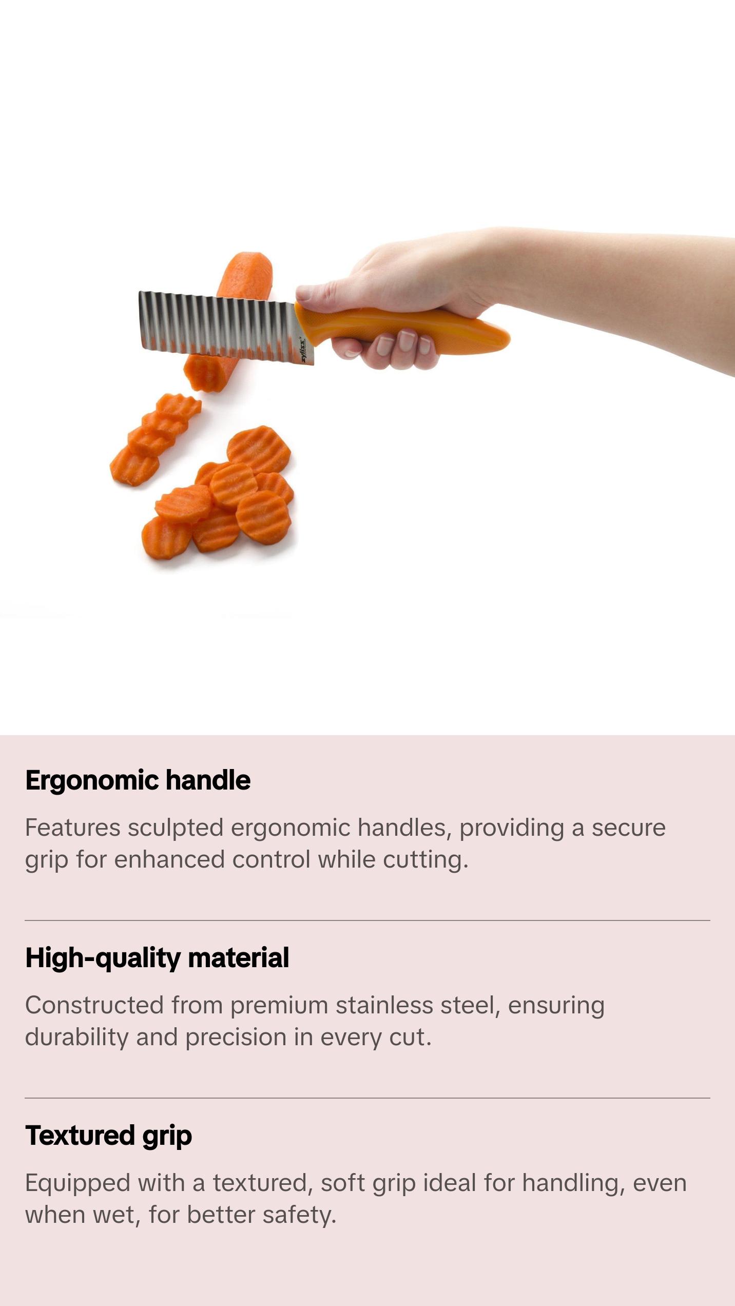 Zyliss Crinkle cut knife potato and vegetable cutter