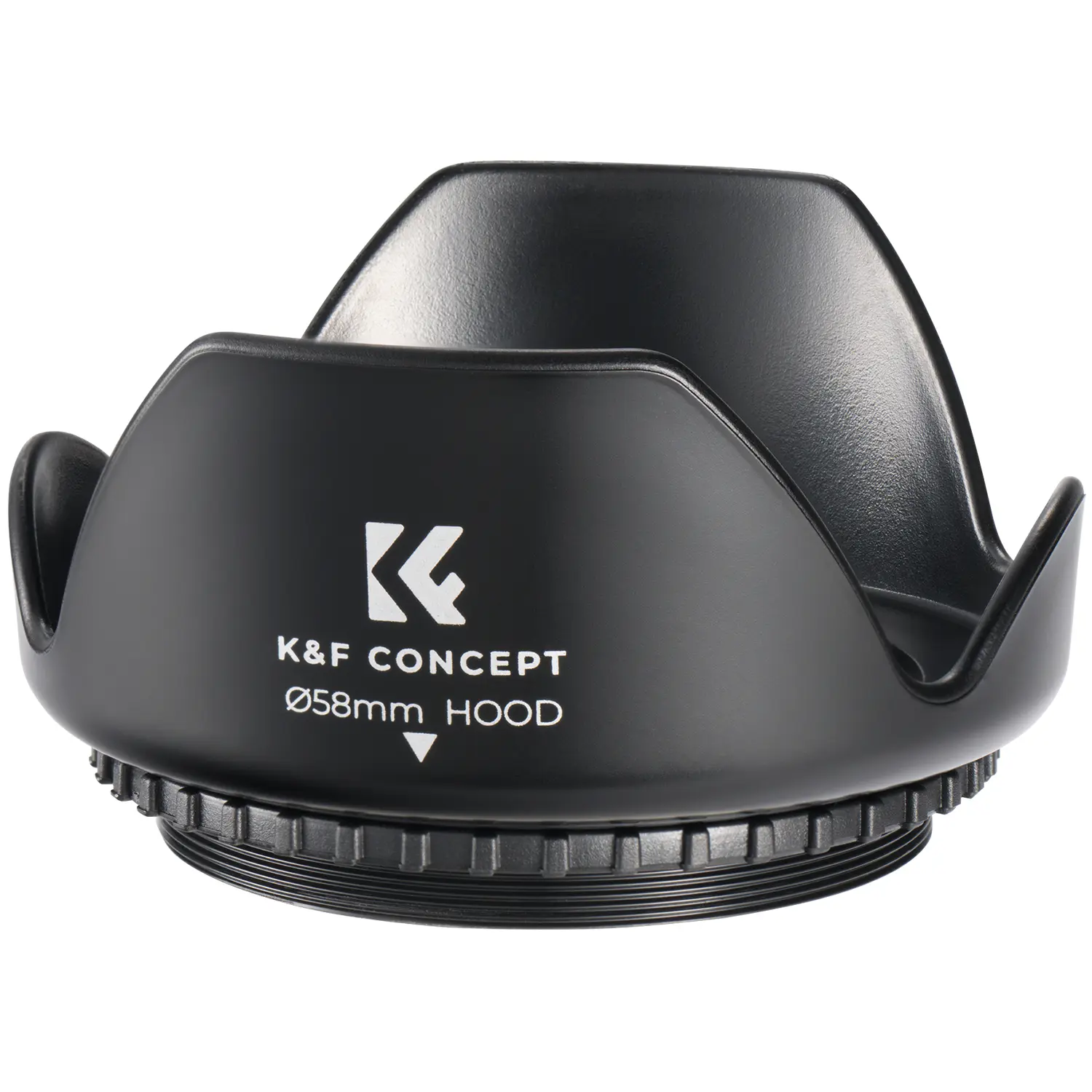 K&F CONCEPT 58mm Tulip Flower Lens Hood for Canon Rebel T8i T7 T7i T6i T6 T6s T5i T5 T4i T3i SL3 SL2 SL1 DSLR Cameras with RF24-50mm F4.5-6.3 is STM, EF 75-300mm f/4-5.6 III,EF 50mm f/1.4 USM Lens, Camera Accessories, Photography Equipment