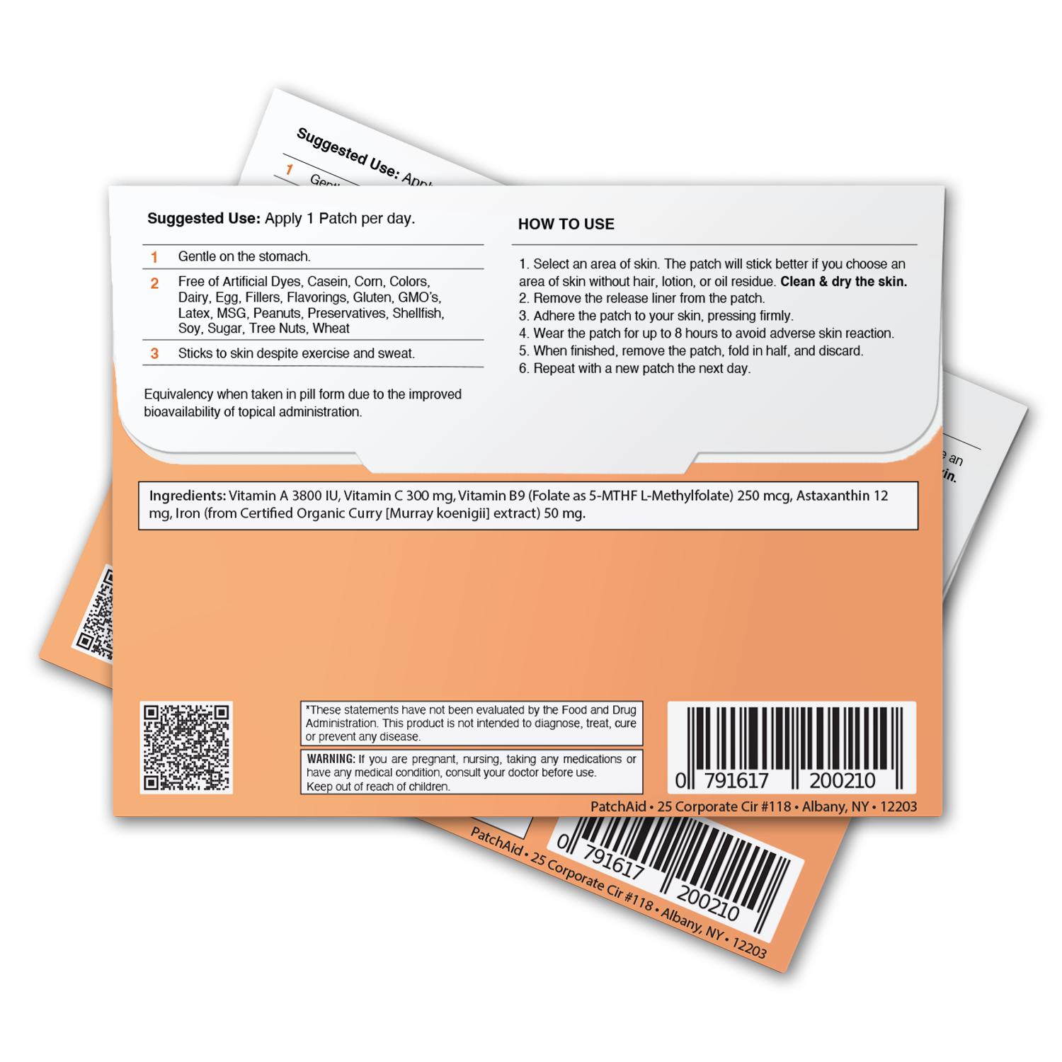 Gastric Bypass Surgery Vitamin Patch Pack