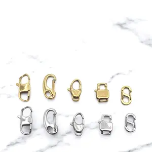 Lobster Clasp Jewelry - Durable Metal Clasps | Gold Finishing & Silver Stainless Steel