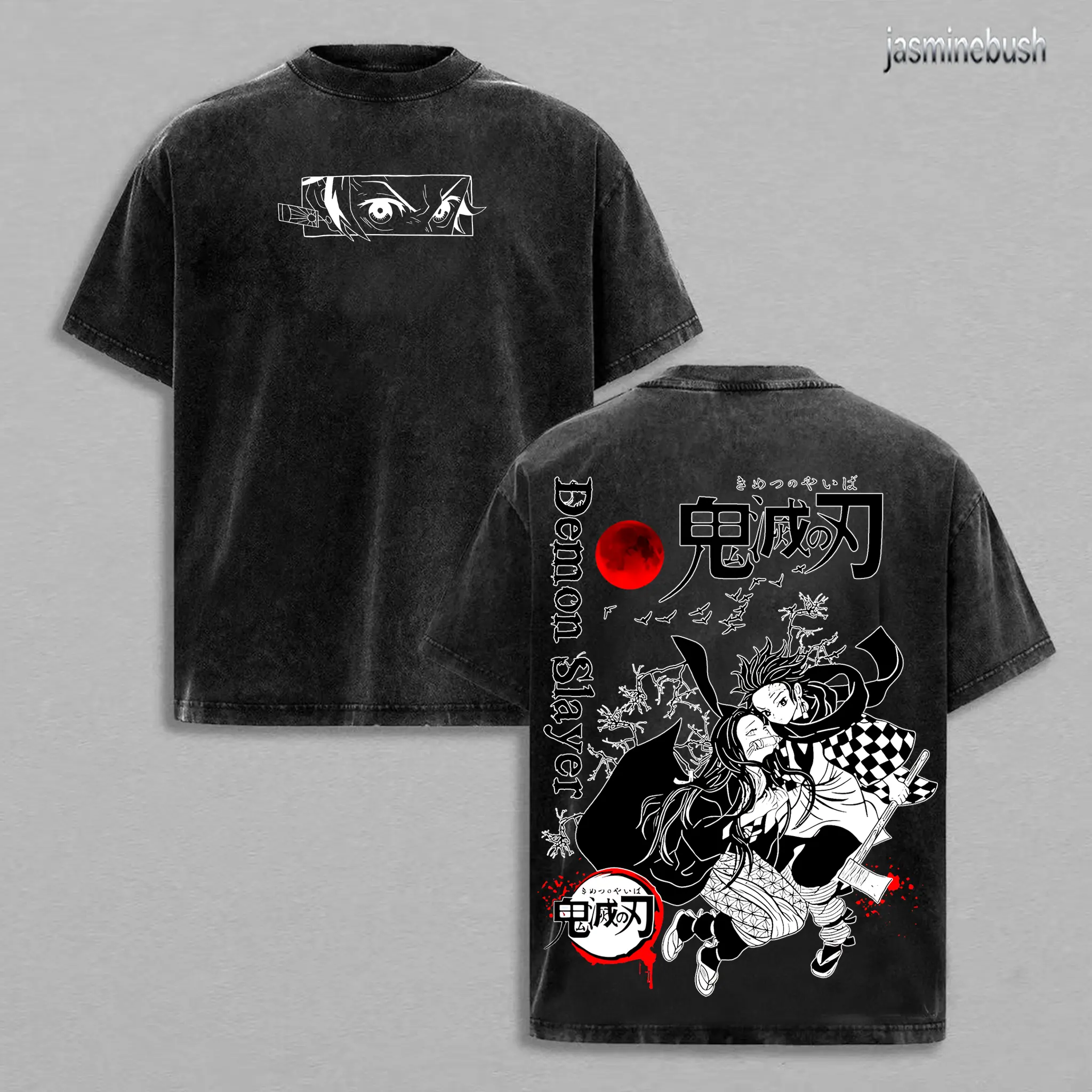demon slayer tshirt plus size - TikTok Shop