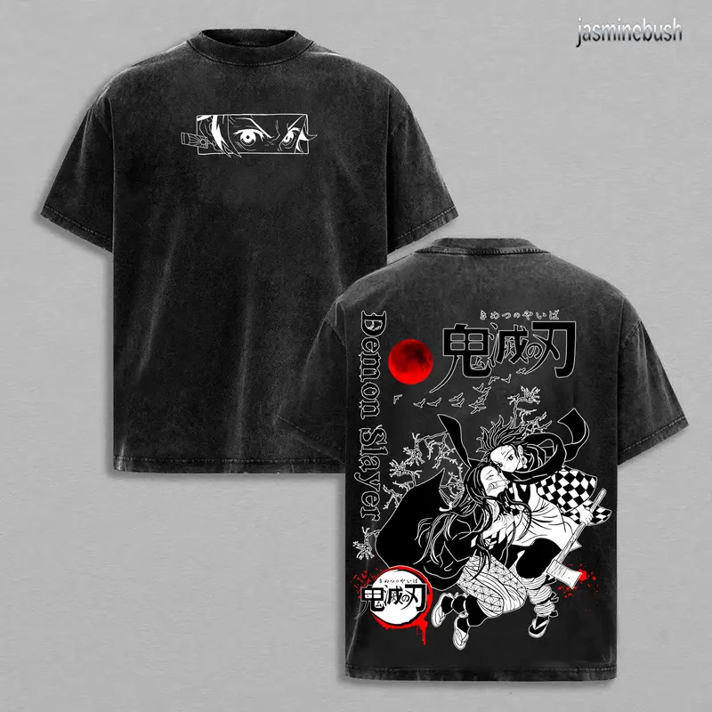 demon slayer tshirt plus size - TikTok Shop
