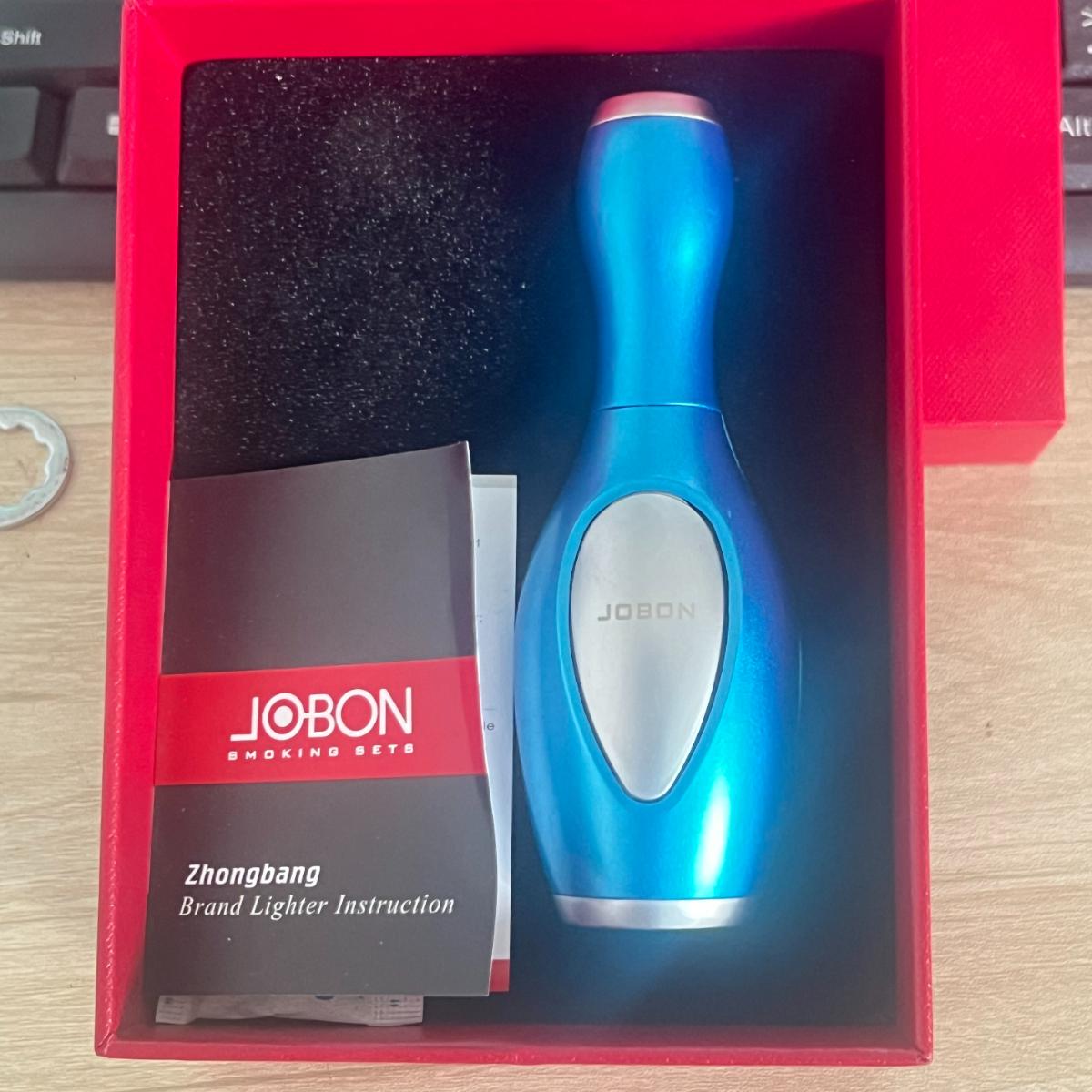 High Temperature Direct Injection Gas Lighter Windproof Refillable Butane Torch In Novelty Bowling Ball Shape For Camping BBQ Gifts(No Flue)