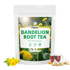Organic Dandelion Root Herbal Tea - Natural Liver Cleanse & Bloat Relief, Vegan GMO Free, 10 Bags for Daily Detox