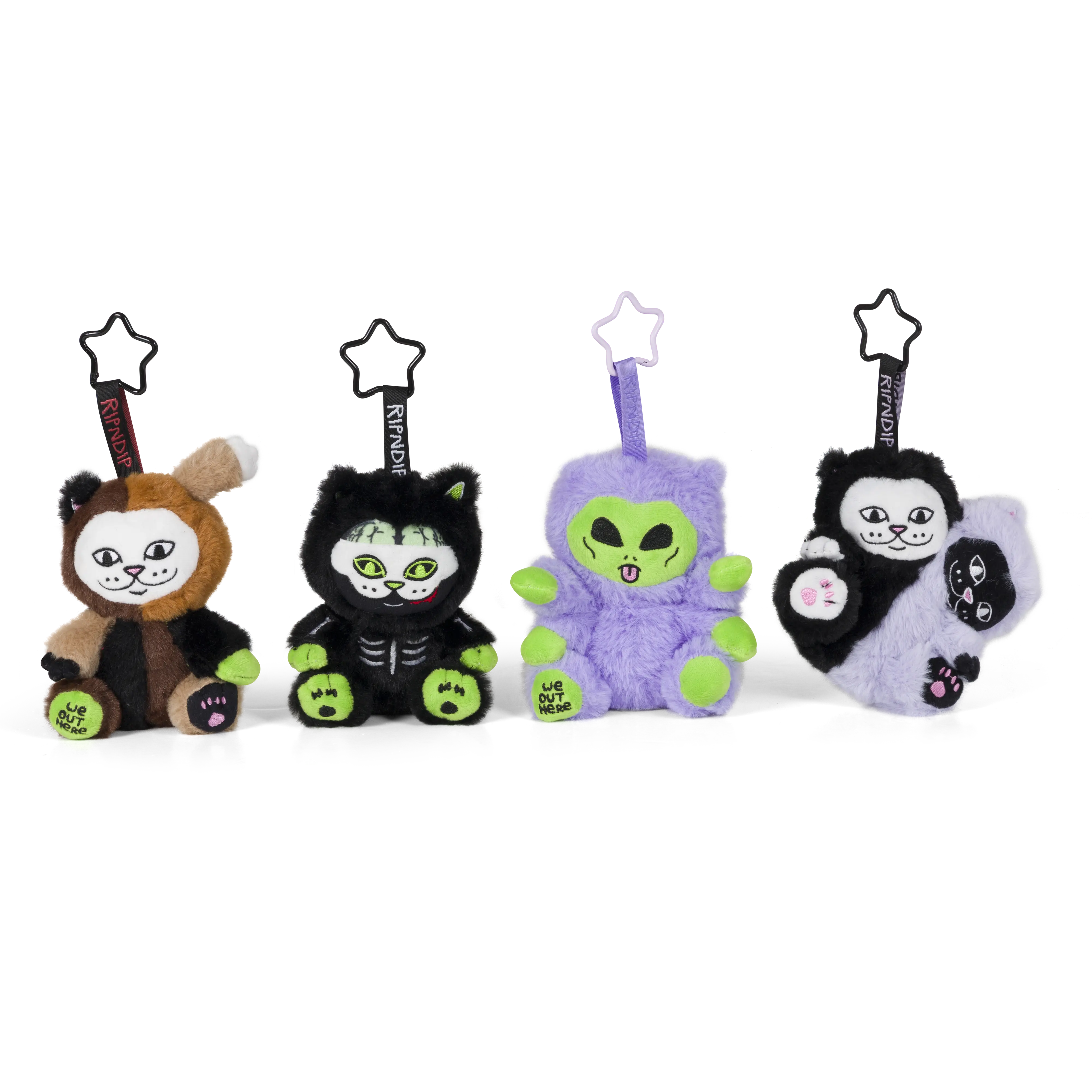 RIPNDIP Freakiee Faces Nermiee Assorted Mystery Blind Bags - Whimsical Character Art Collectibles, Cool Keychains, Nerdie Faces, Quirky/Whimsical Gifts, Geek Gift for Collectors, $22.22 Per Bag
