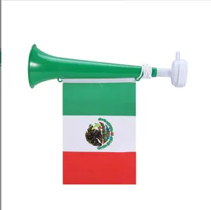 Mexico,cheering horn With national flag style，Football season, midsummer, football, , cheering props , 11 inch stadium horn with national flag, suitable for cheering for Festival events, parties and special occasions，Multiple countries available to choose