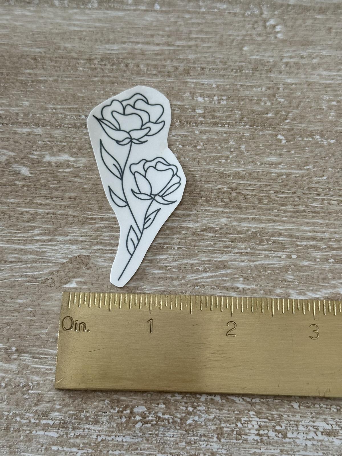 Botanical Fine Line Tattoos - medium sized tattoos