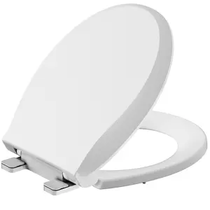 commercial toilet seat,heavy duty elongated toilet seat,open front toilet seat no cover,oval plastic toilet seat,public restroom toilet seat,white elongated toilet seat,stainless steel fittings toilet seat,non-slip commercial toilet seat