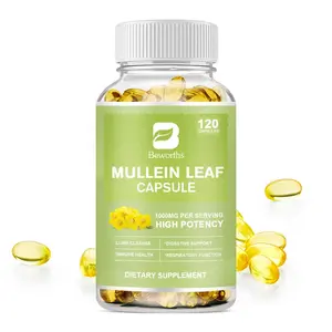 Beworths Mullein Leaf Capsules | 3000mg | 200 Count | Support Lung Cleanse