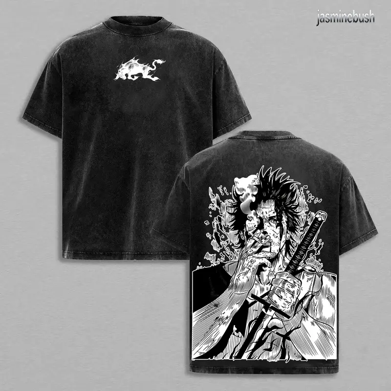 Maglietta Black Clover Uomo – Asta E Yuno, Manga Anime, Cotone 100%, Taglie S-3XL