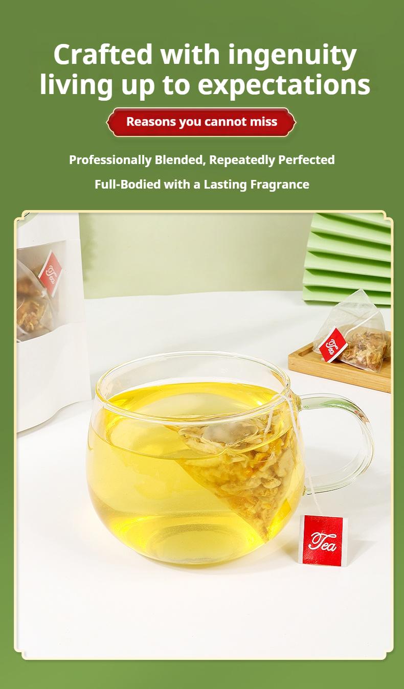 Gudcoix Chicory & Gardenia Herbal Tea Caffeine Free 20 Tea Bags 100g 3.53 Oz Ideal for Daily Consumption Soothing Sip
