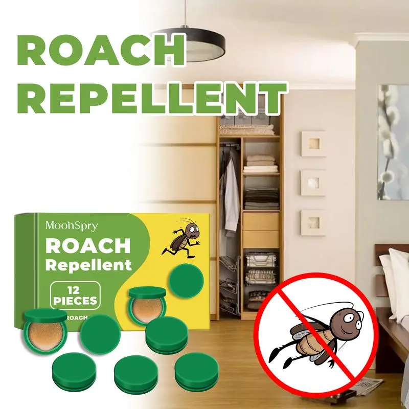 Roach Repellent, Domestic Dormitory Kitchen Powerful Cleaning Cockroach Exterminator Cockroach Gel Bait Pest Control Kit Rodent Repellent Pouches for Indoor & Outdoor