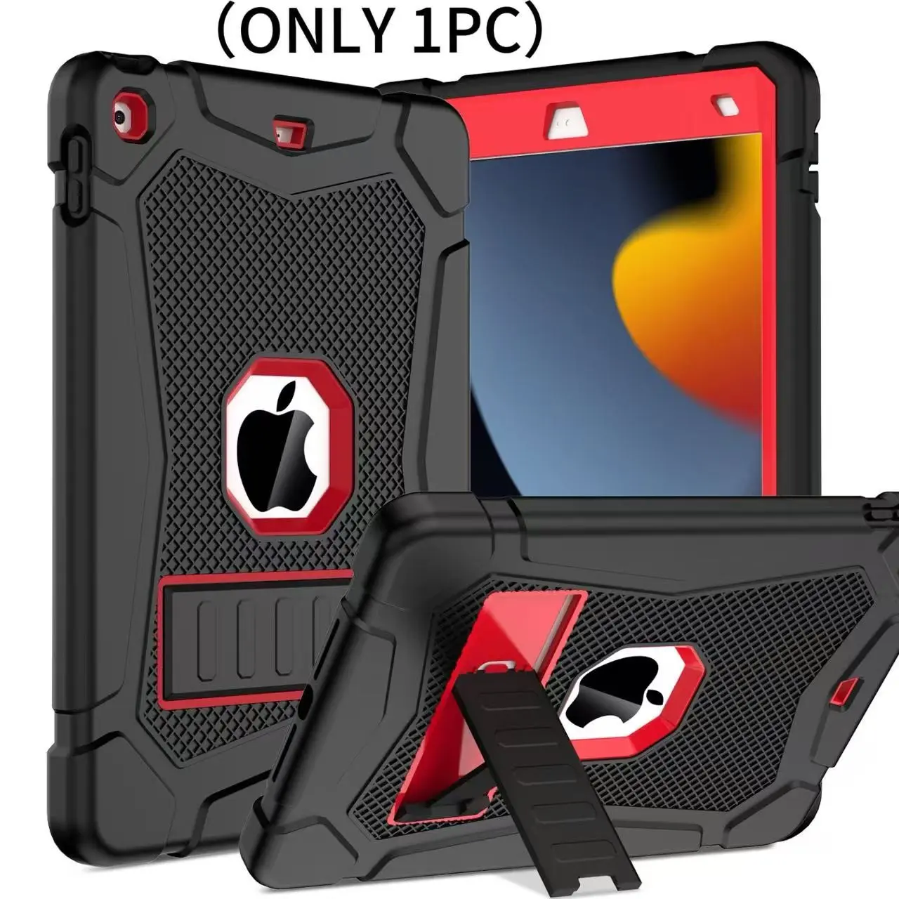 iPad 7/8/9th (10.2inch), 10/11th (10.9inch) Shockproof Durable Casing Tablet Case, Tablet Covers, Multi-Color Options, with Stand and Pen Slot, Protective Cover