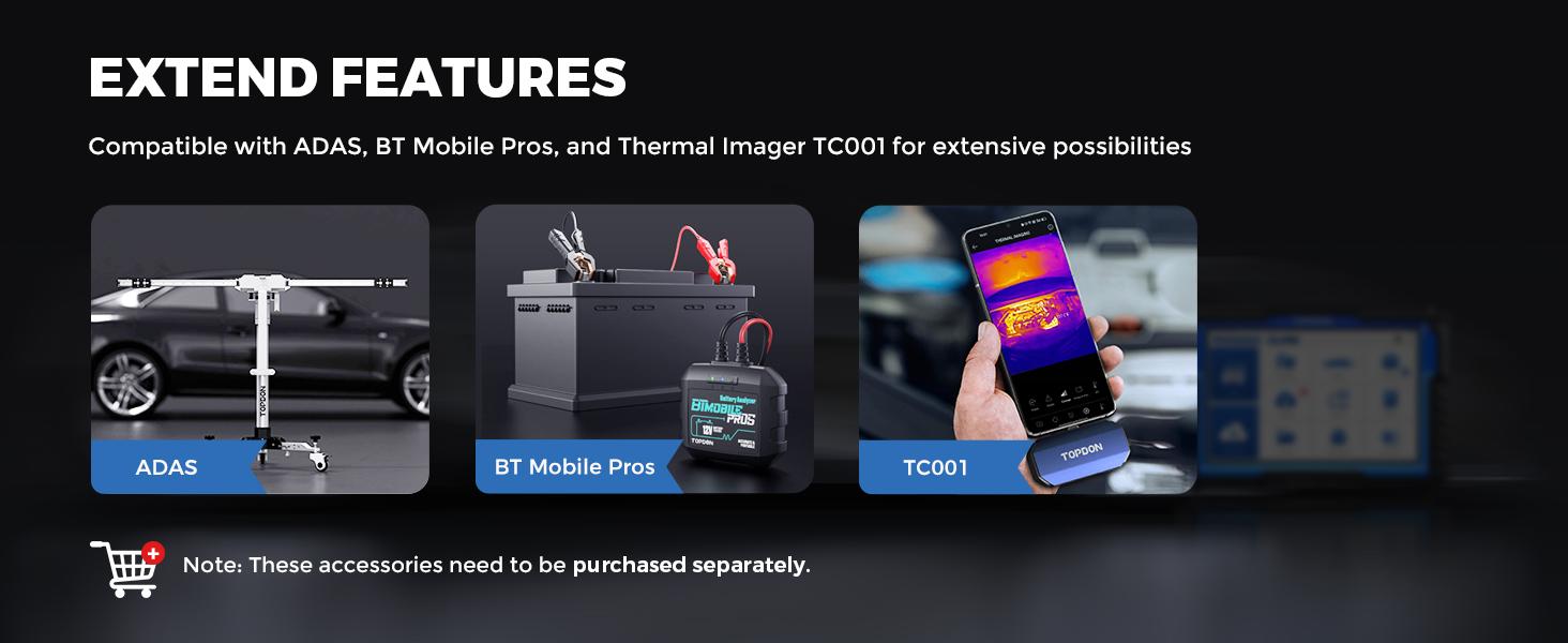 TOPDON Phoenix XLink Scan Tool, ECU Programming, Online ECU Coding, Upgraded of Phoenix Plus, Topology Mapping, 41 Services, Bi-Directional Scanner, Guided Function, CAN FD/DoIP, 2 Years Free Update