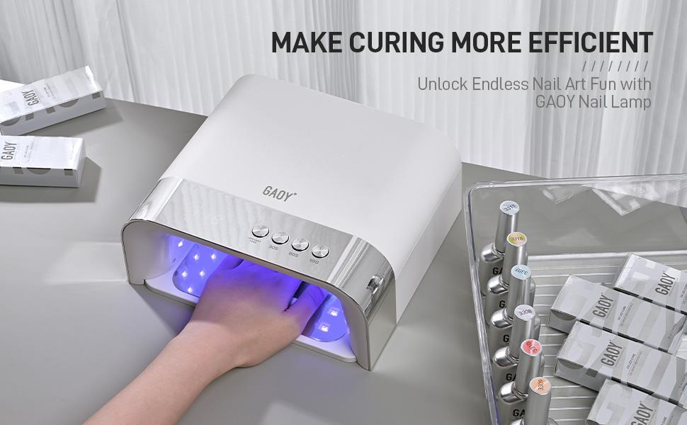 GAOY Professional Salon UV Light, Fast Curing Lamp with Powerful 36 LED Beads and Automatic Infrared Sensor for Gel Nail Polish Acrylic Gel Nail Dryer