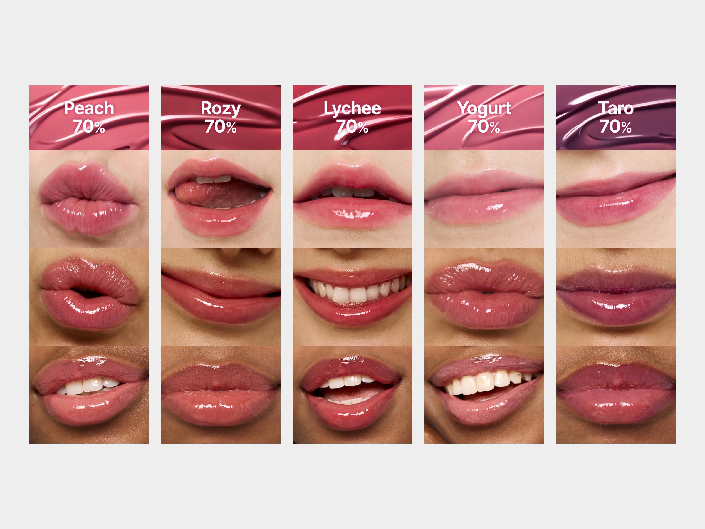 fwee 3D Voluming Gloss | Lip Gloss, High shining, Long-lasting, Moisturizing finish | Makeup Glossy Hydrating | 12 Colors