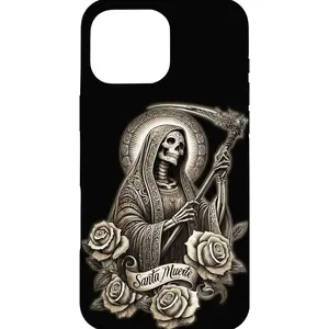 Santa Muerte Mexican Floral Saint Death Case for iPhone (All Models)