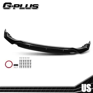 Glossy Black Front Bumper Lip Splitter Fits BMW X5 G05 M Sport  2019-23 GT Style