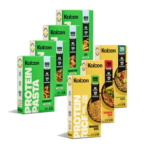 Kaizen Food Company Starter Pack Carb Healthy - Low Carb Fusilli, Ziti, Radiatori, Cavatappi, Rice, Mediterranean & Spanish Rice - Vegetable Pasta Noodles