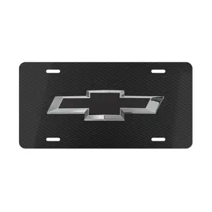 Chevrolet Chevy Decorative License Plate, Novelty Metal Car Truck Front Tag, Vanity Plate for Chevy Fans, Ideal Gift, Car Accessories, 12x6 Inches