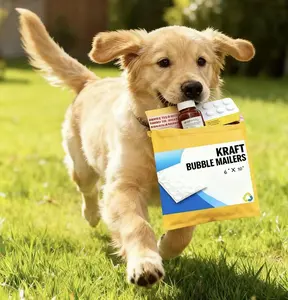 100 #0 6x10 (6x9) Kraft Bubble Padded Envelopes Mailers Shipping Bag 6"x9"