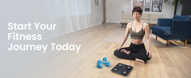 Etekcity Scale for Body Weight and Fat Percentage, Smart Digital LED Bathroom BMI Measurement, Accurate Bluetooth, 400lb Healthcare Weight Scale, Fit 8s