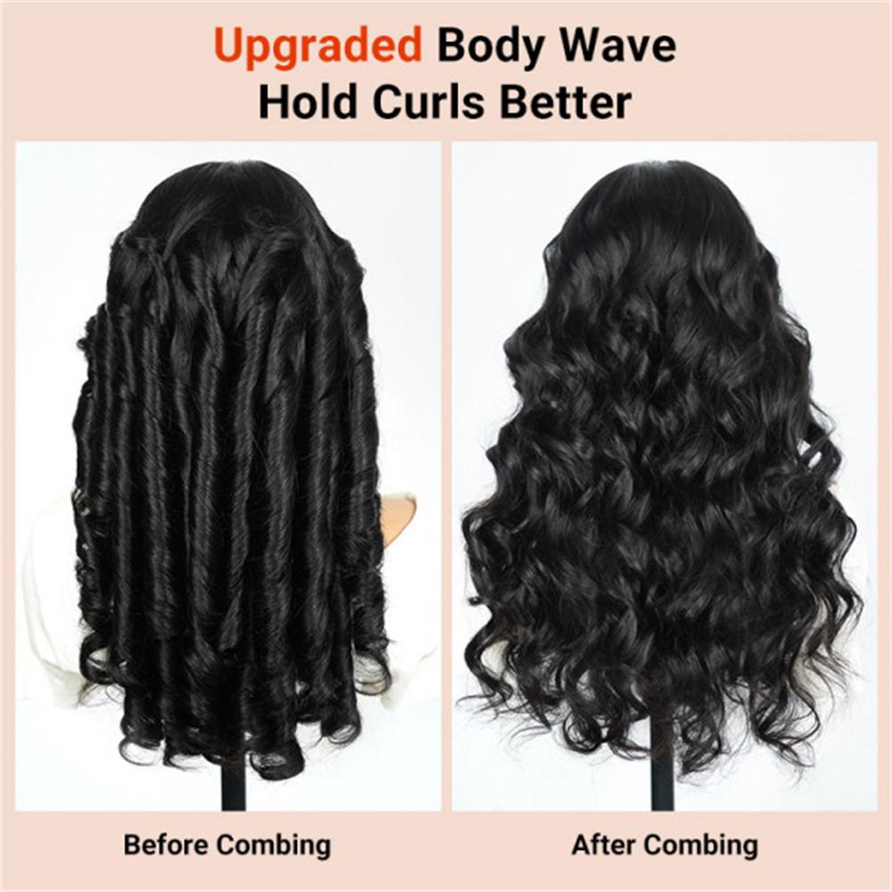 [Spring Essential] Wiggins Hair Ready to Go Glueless Wig Body Wave 7x4 & 7x5 Lace Closure Wigs Human Hair Pre Cut Lace Pre Bleached Knots Wig Beginner Friendly And 13x4 Lace Front Wig Pre Plucked Hairline #SpringStatements #WeeklyDeals