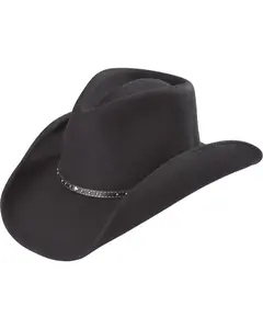 Cody James Unisex Felt Cowboy Hat - Bbcjdf164-Blk