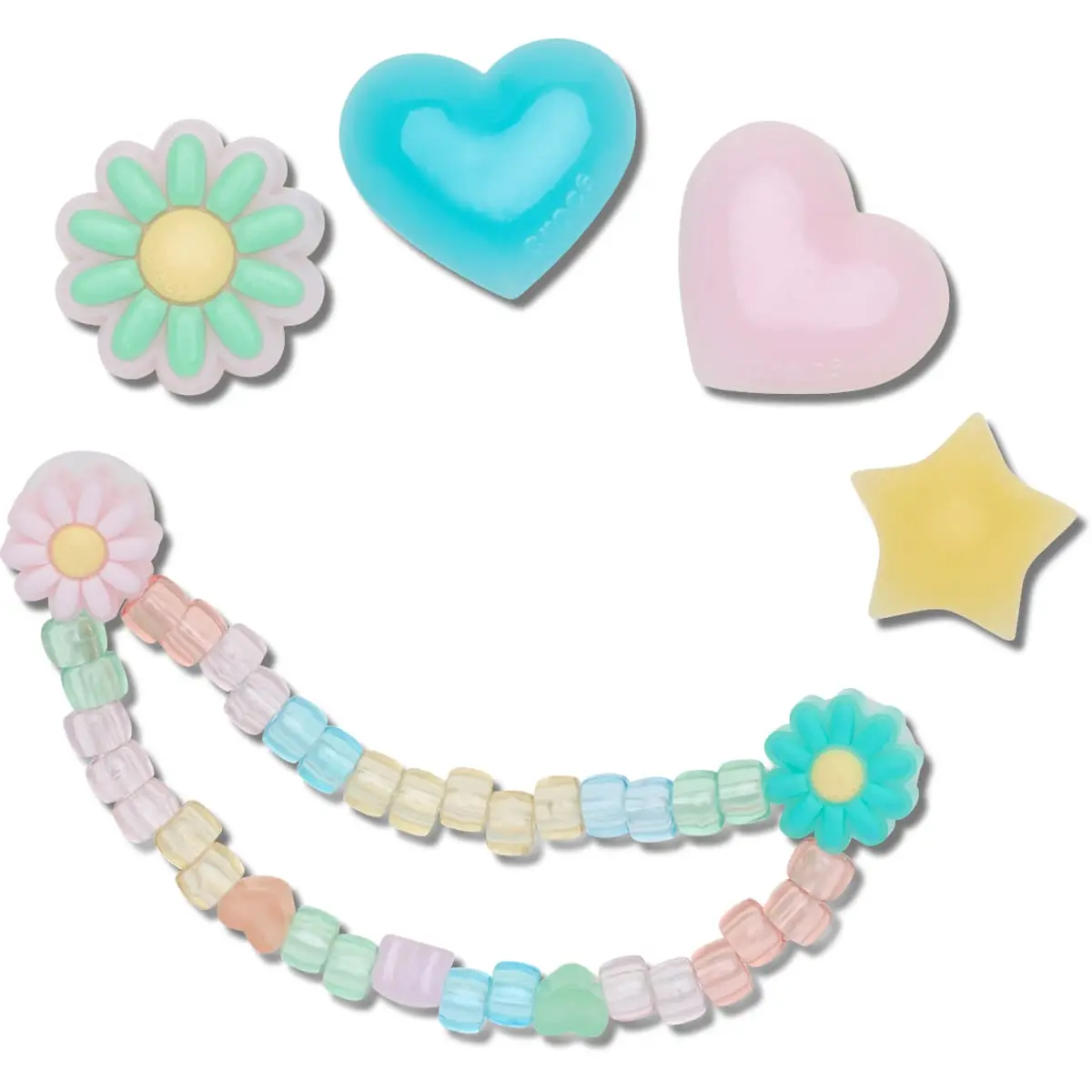 Crocs Jibbitz Shoe Charms for Boys and Girls, 5-Pack with Cute and Playful Assorted Designs, Lightweight Clip-on Decorations for Clogs & Slides, Shoe Accessories, Cute Shoe Charms