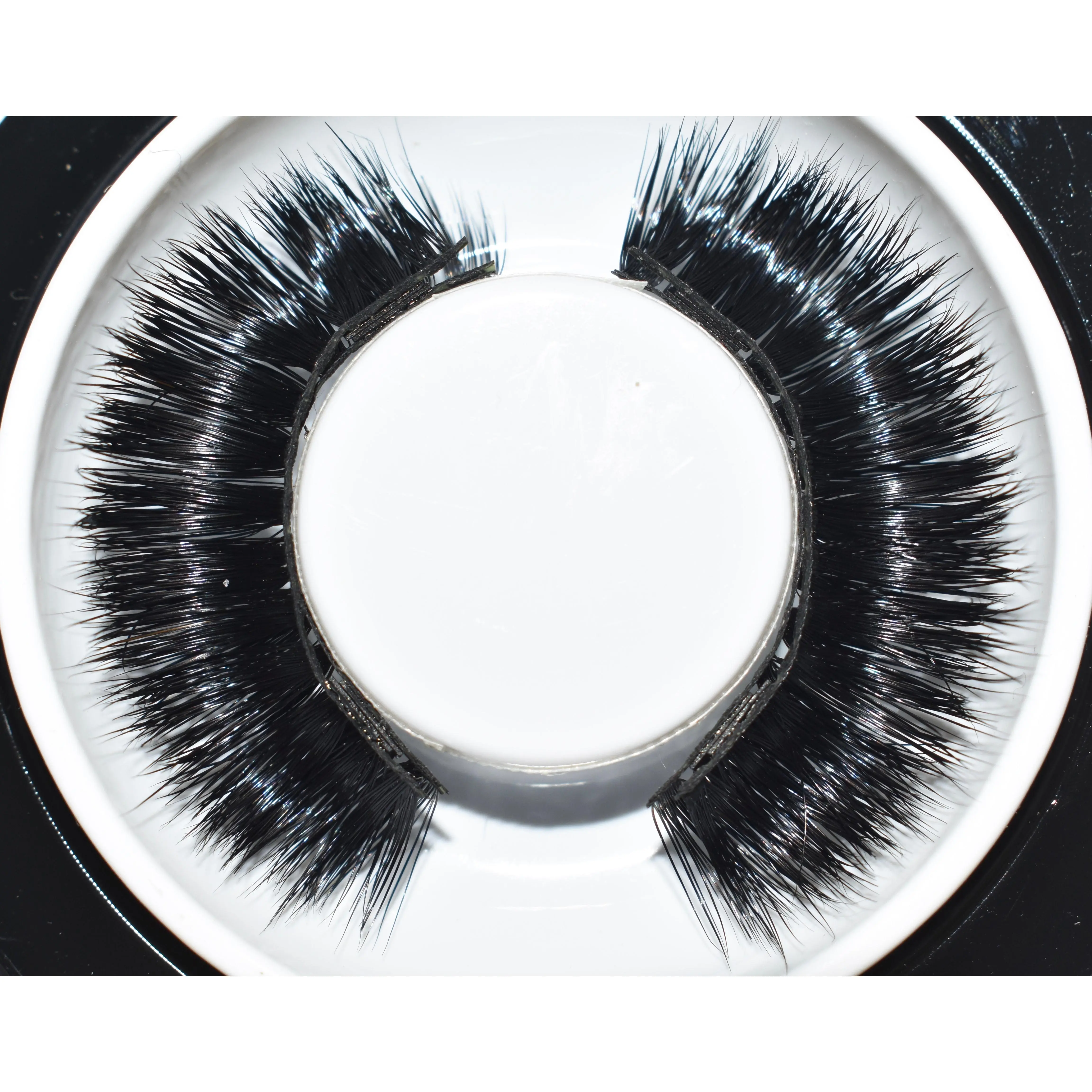 Beautifull Dark Fluffy Old Magnetic Lash Full Magnetic 4 Lashes Washable Reusable Very Full Thick Style Glam Effect