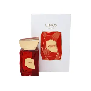 French Avenue Chaos Extrait de Parfum Unisex 3.4 Fl Oz 100Ml Veneno Scarlet Top Notes Cherry Red Fruits Middle Iris Base Vanilla Moss Leather