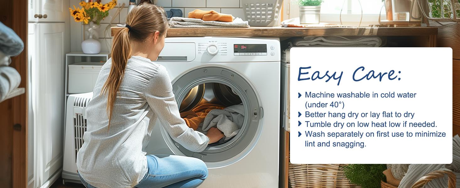 PHF 100% Cotton Waffle Pillow Shams, Soft Skin-Friendly Pillowcases, No Filling, Aesthetic Woven and Breathable Waffle Weave Pillow Case Covers for Bed