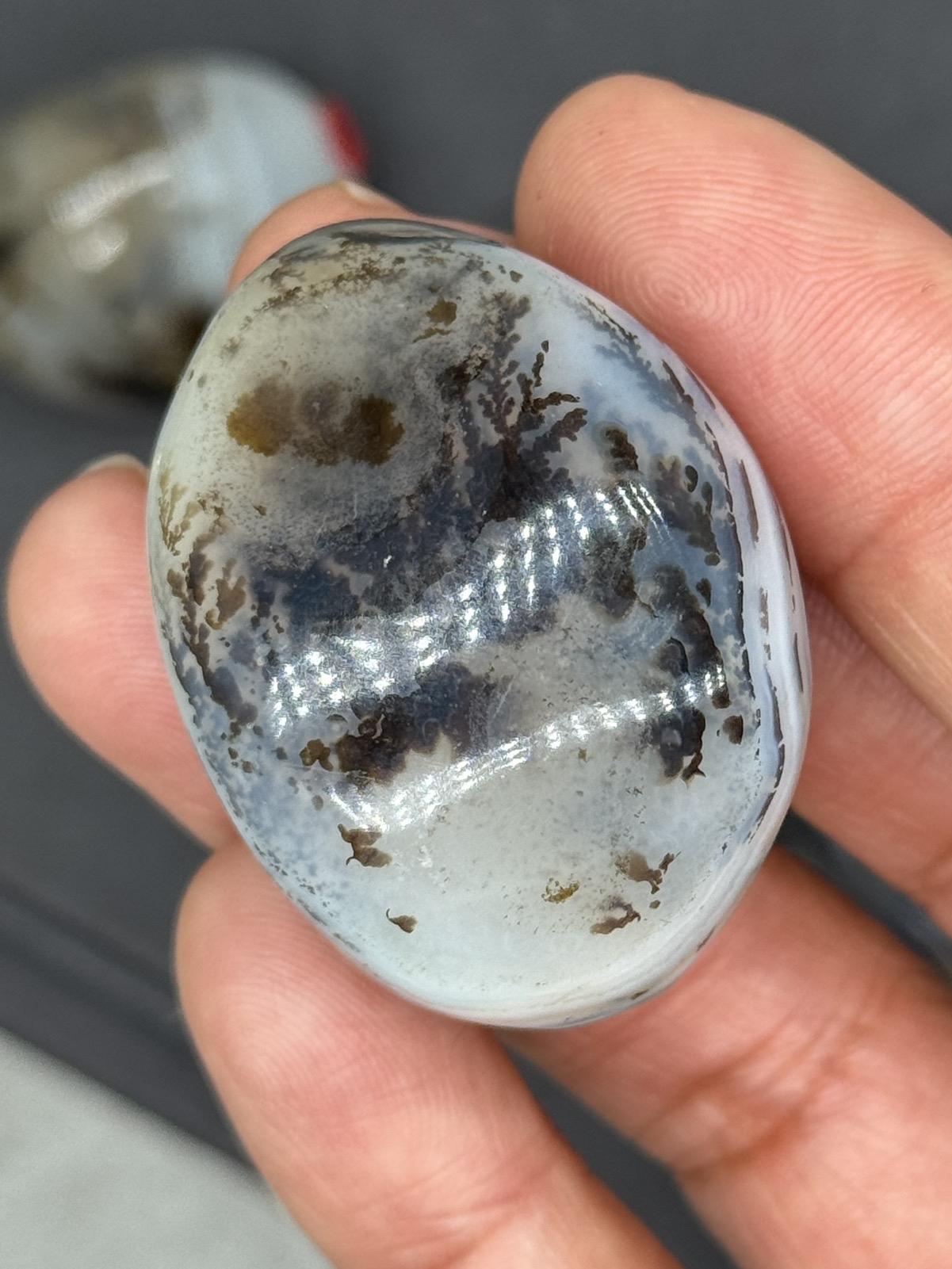 Dendritic Agate Stones Decor Ornaments