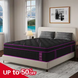 12/14 Inch Twin Full King Queen Mattress,  Memory Foam Pocket Spring Hybrid Mattress in a Box,with Provide Support and Improve Sleep Mattresses,Medium Firm