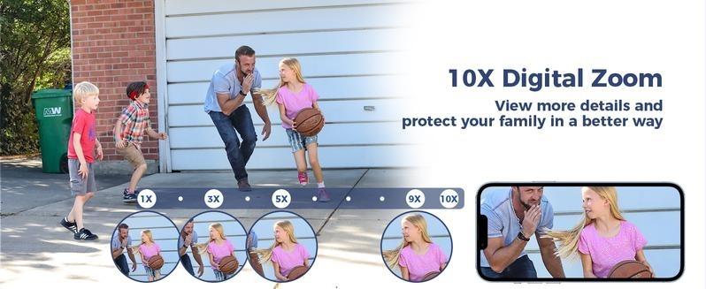 NoahTec Wireless Bulb Security Camera, 1080P HD  WiFi Wireless Surveillance Camera, Motion Detection, Two-Way Audio – Easy-to-Install WiFi Home Security Camera