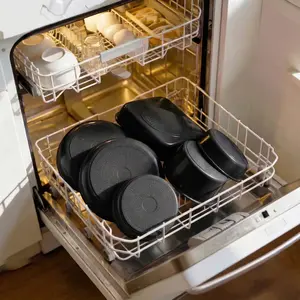 [OOAK Dishwasher safe]Kikcoin Nonstick Oven Safe pots pans set,detachable handle,From the stove to the table,Non-Toxic Ceramic,PFOA-Free,Lids,pots pans set complete 22Pcs Cookware Set,RV Cooking,Kitchen,Mother’s Day gift