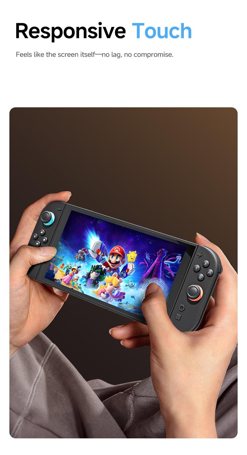 MAGIC JOHN Auto-Alignment OneTouch for Nintendo Switch 2 Screen Protector 7.9'' 2025 Tempered Glass, Accessories, 30 seconds Installation, Bubble Free, Anti-Scratch, Touch Sensitive, Ultra-Clear