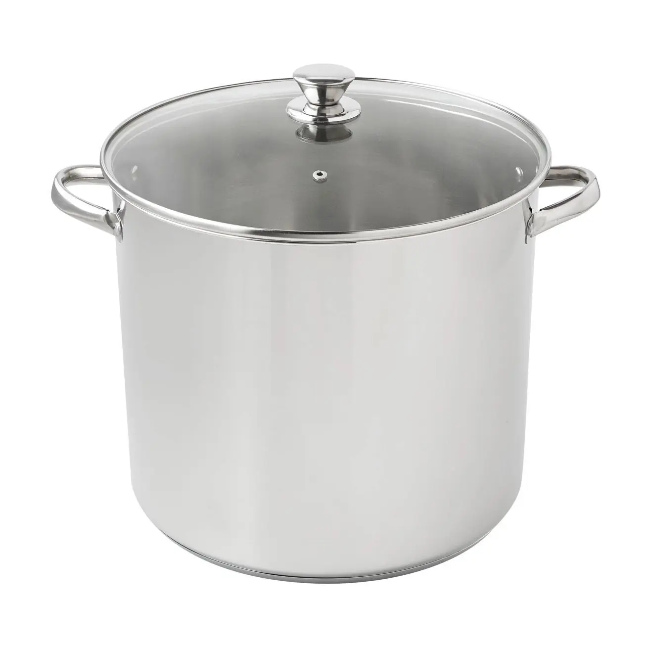Mainstays Stainless Steel 20-Quart Stock Pot with Glass Lid- 78