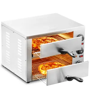 VEVOR Electric Pizza Oven for Countertops,  , 12-inch, 1700W, with Temp Control & 0-120 Min Timer, Even Baking Technology & Easy Clean Crumb Tray, Ideal for Both Commercial & Home Kitchens