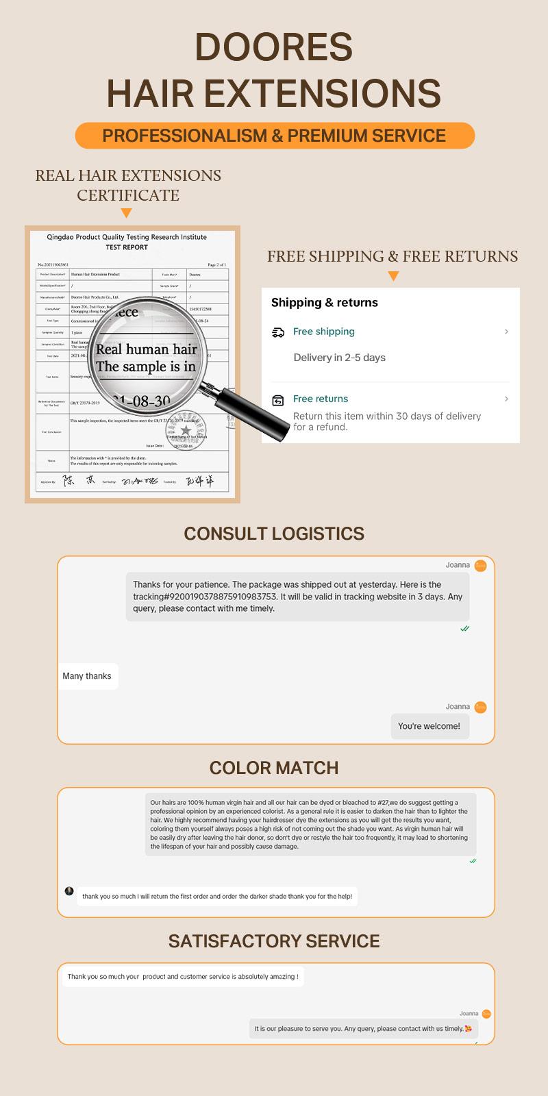 Doores Clip in Hair Extensions 120g 7pcs 150g 9pcs 100% Human Hair Straight for Daily Use & Special Occasions for Women