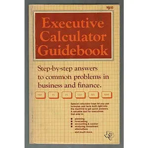USED-BA-II Executive Calculator Guidebook by Texas Instruments (Paperback)