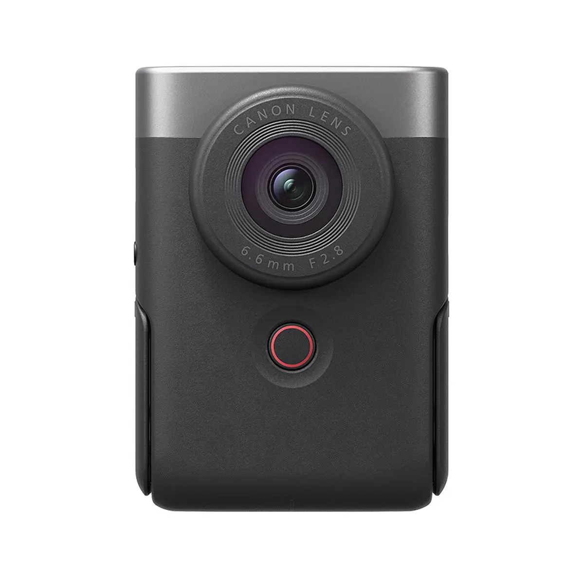 Canon PowerShot V10 1-Inch Compact Vlog Point & Shoot Camera - Adjustable Tripod, Noise-Canceling Audio Microdevice, HDMI Output, Automatic Buttons, 1-Touch Recording, Rechargeable Batteries (Yes), for Content Creators, Silver, Noise Cancellation, 14 Buil