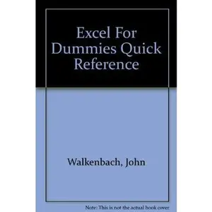USED-Excel for Dummies Quick Reference (For Dummies Computer Book) by John Walkenbach (Paperback)