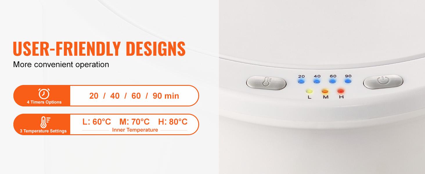 VEVOR Towel Warmer Bucket, TikTokShopBlackFriday, 20L Large Towel Warmer for Bathroom, Auto Shut Off Towel Heater with 4-Level Timer Fits up to Two 40"x70" Oversized Towels, Bathrobes, Blankets, ETL & FCC Certified