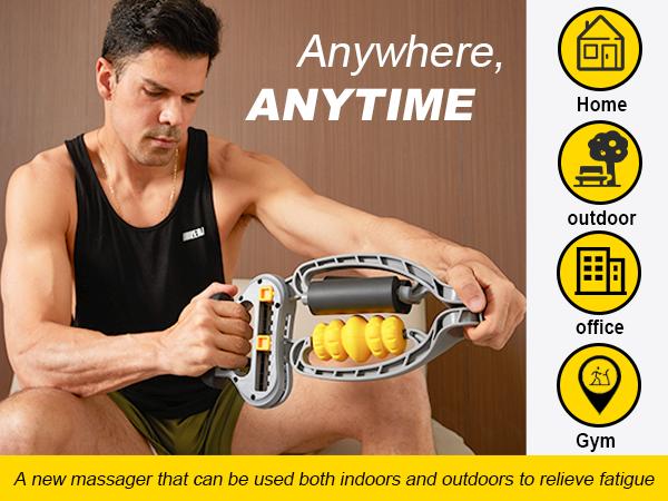 HOTWAVE Arm & Leg Massager Roller – Roller for Muscles Deep Tissue to Address Golfer’s Elbow, Tennis Elbow, Carpal Tunnel & More – Arm Massager & Leg Roller for Inflammation & Faster Recovery