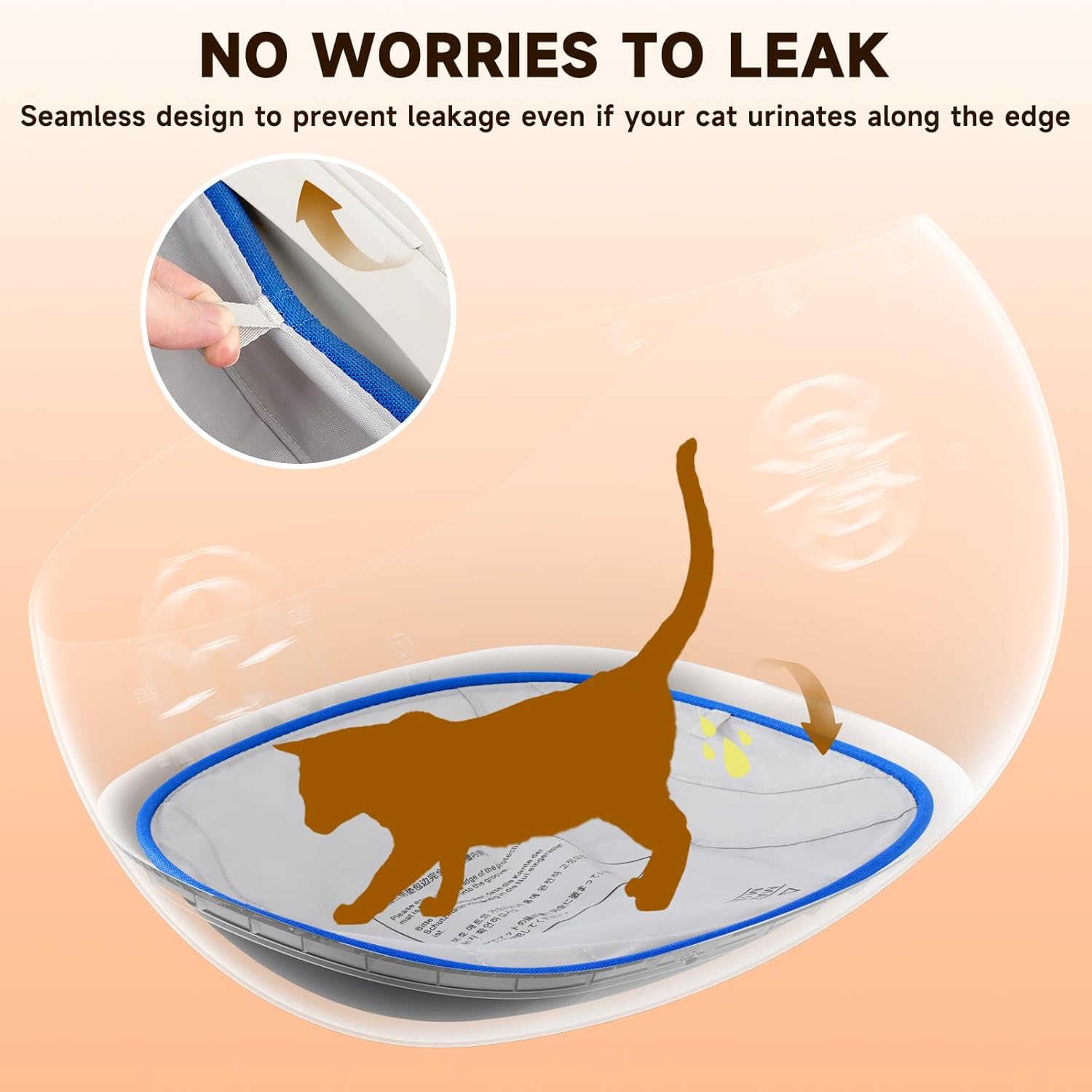 Self-Cleaning Litter Box Replacement Liners - Waterproof, Leak-Proof, 2 Pack (15x12 Inch)#Summervibes #petLovers