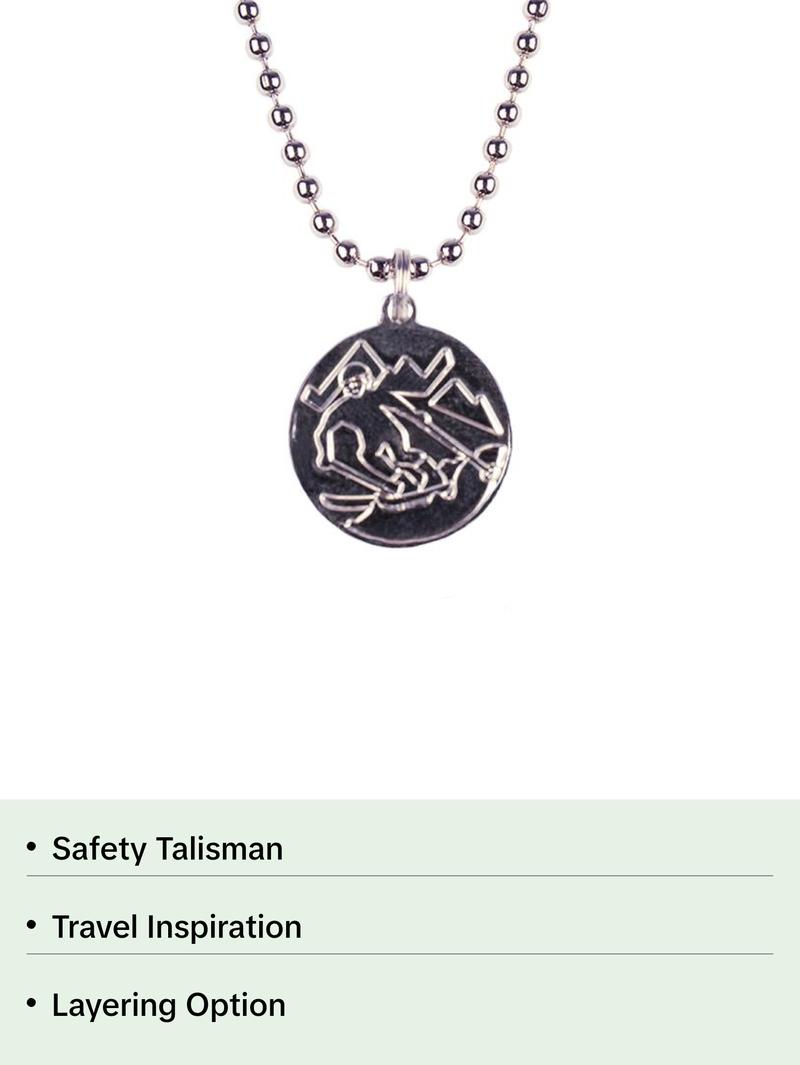 Jack's St. Christopher Necklace - Watermelon